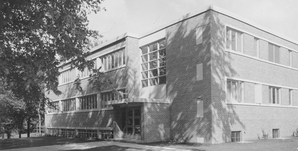 The Home Economics Building, ca. 1956